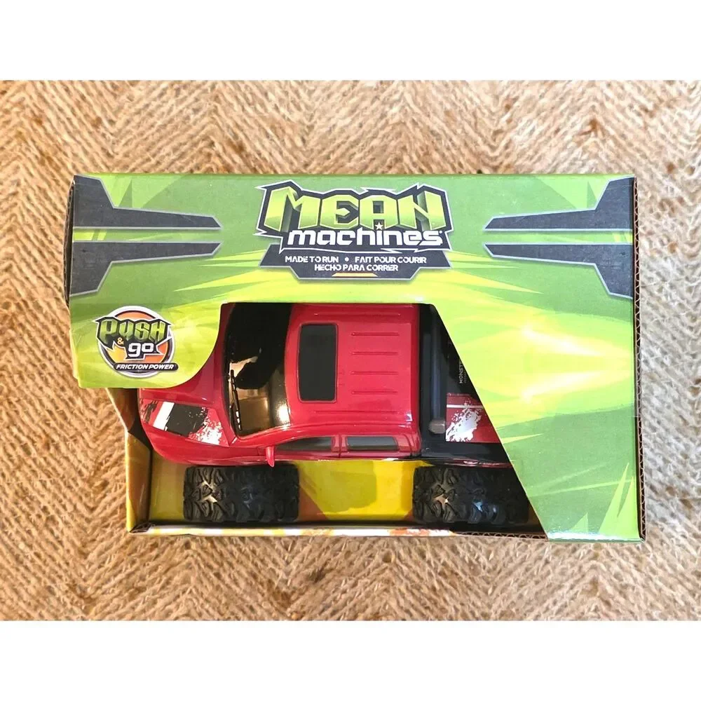 Mean Machines Ram 2500 Power Wagon 4x4 Push N' Go Toy Monster Truck New